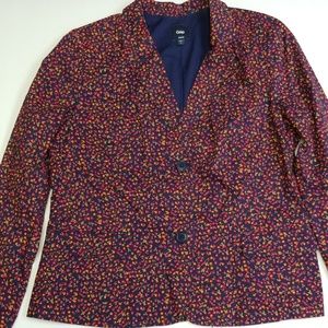 Gap Floral Blazer NWOT